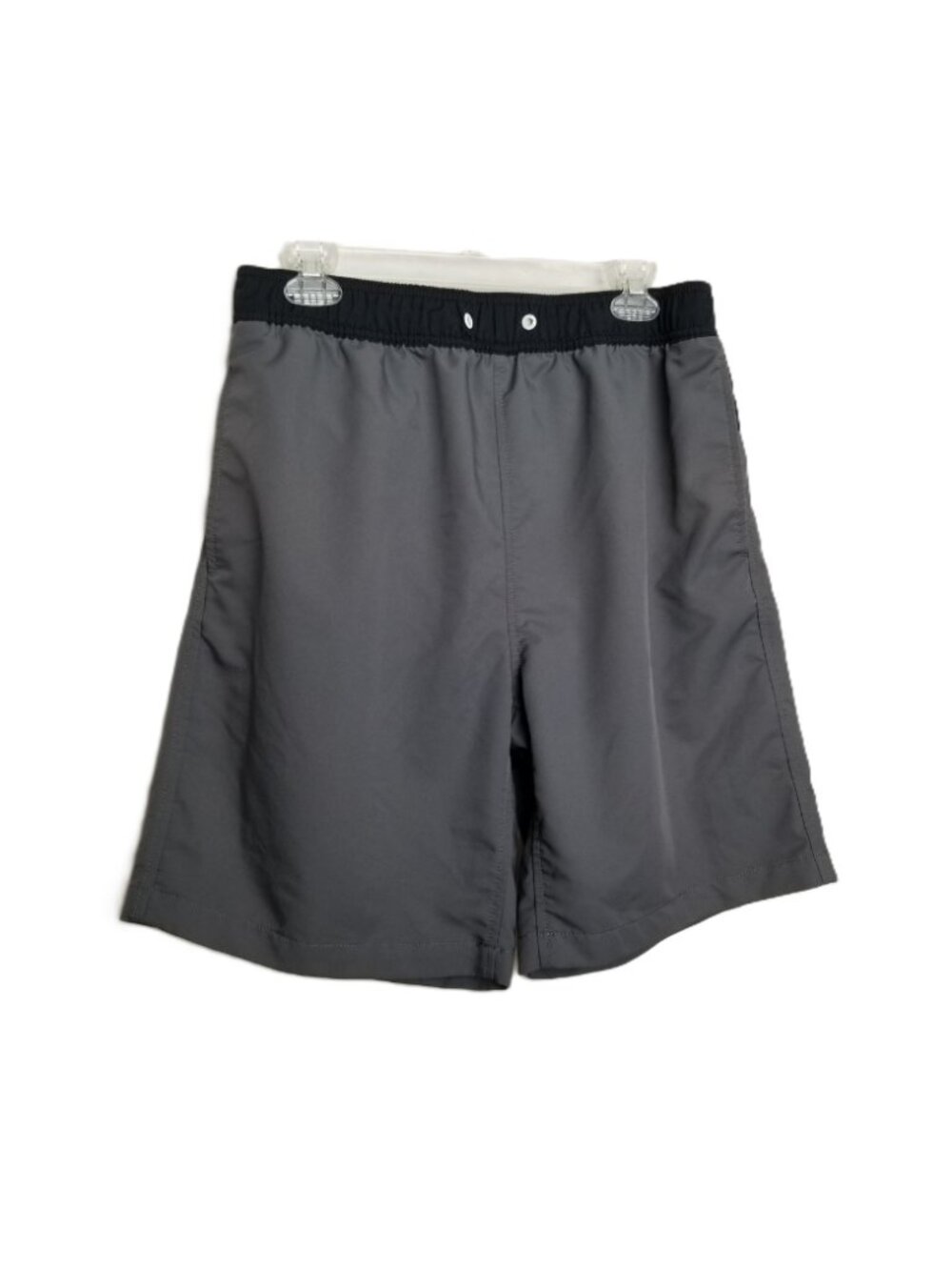 Speedo Swim Trunks Mens Large Black Gray Mesh Lined Quick Dry Beach Pool